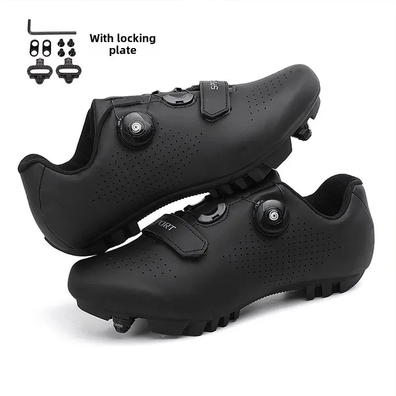 Unisex Road and Mountain Bike Lock Shoes, Outdoor Pedal-Assisted Bicycle Riding Shoes, Cross-Border New Model Sports Entertainment