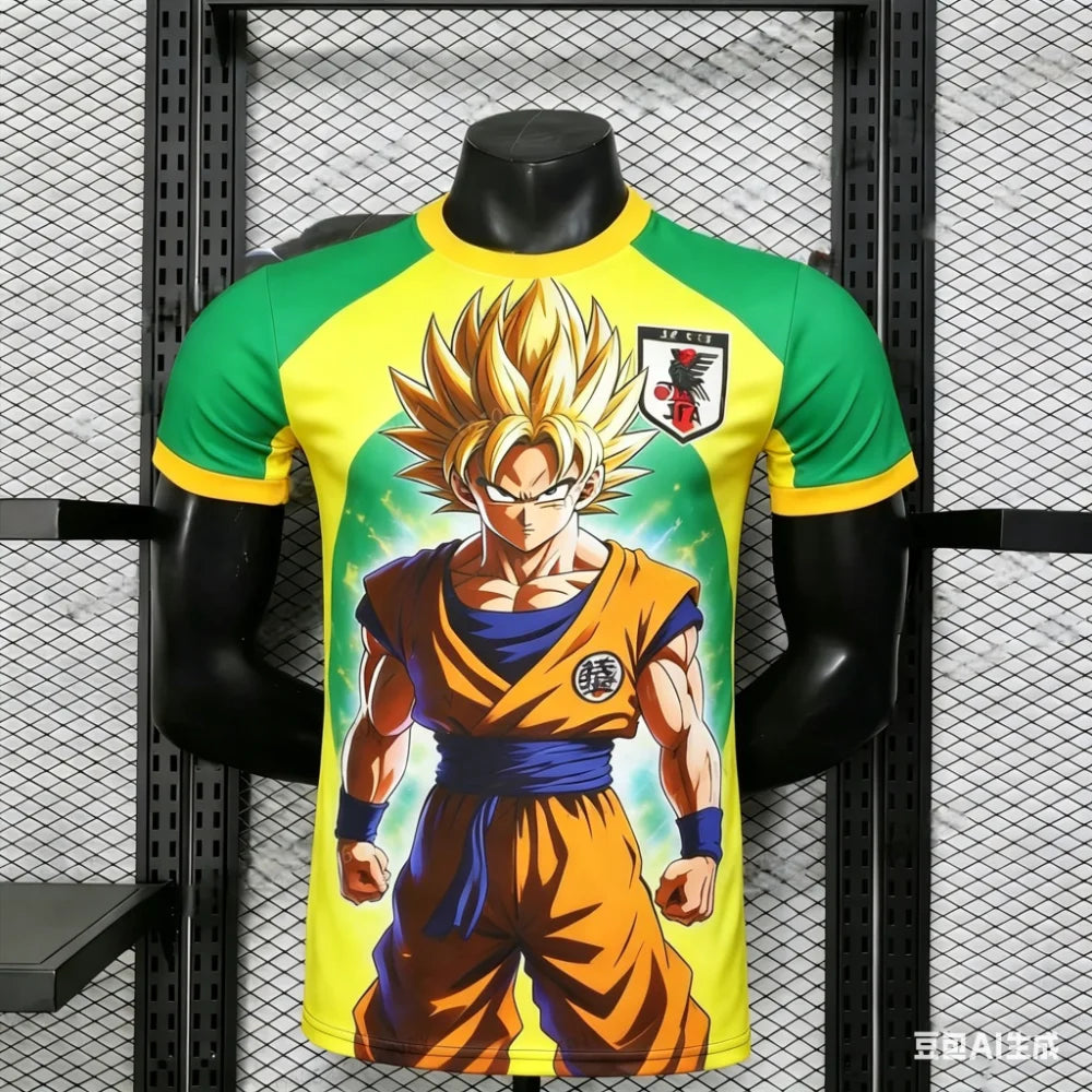 T-shirt Dragon Ball Z Nova Coleção Verão 2026, Jersey de Futebol para Homem, T-shirt Casual de Moda para Mulher, Respirável, Estampado 3D, Manga Curta