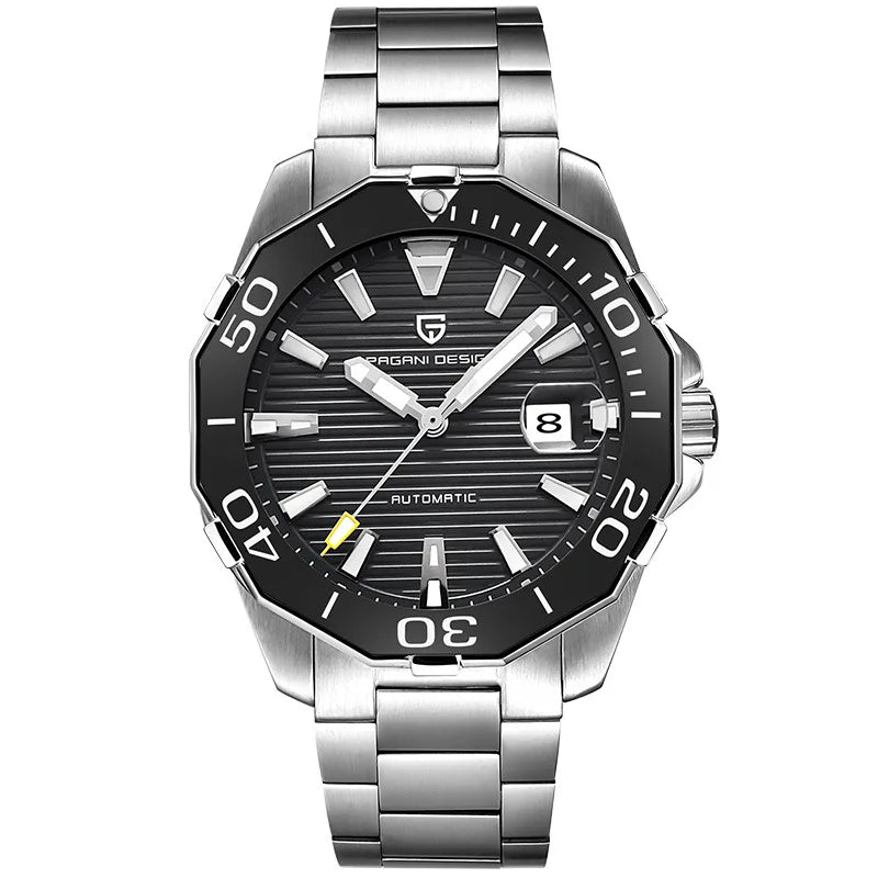 2025 New Brand PAGANI DESIGN 1617 Men's Military Sport Mechanical Watches Waterproof Stainless Steel Top Brand Luxury Men's Watch
