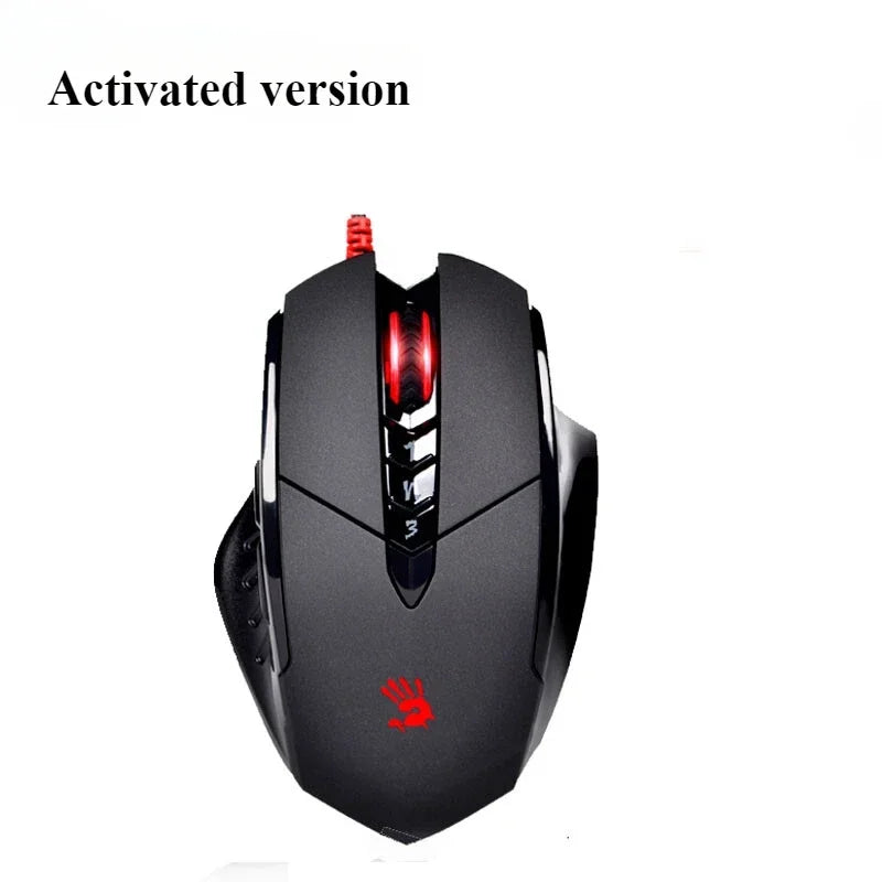 Rato com fios Bloody V7M RGB, leve, design ergonómico, 4000 dpi, para PC, escritório, e-sports e gaming, com programação de macros para CF, LOL e CS