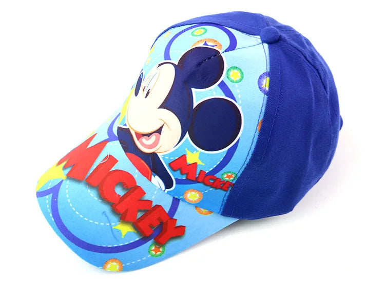 Disney Toy Story Cars Mickey Mouse Polycotton Baseball Cap Boy Girl Animation Figure Cartoon Printed Peaked Cap Birthday Gifts