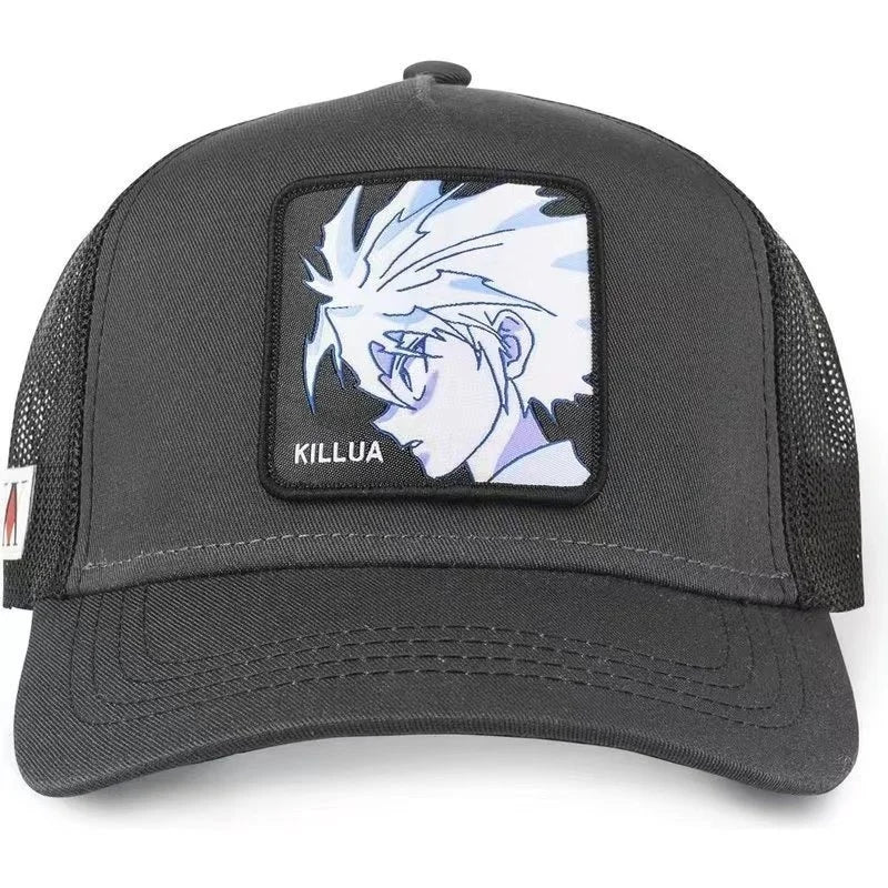 Hunter X Hunter Cap Summer Snapback Baseball Cap Men's Embroidery Hip-Hop Cap Style Sun Visor Adjustable Trucker Mesh Cap