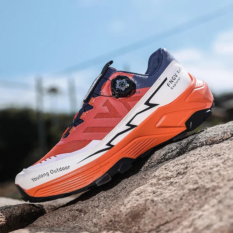 Sneakers da uomo casual outdoor antiscivolo e ammortizzanti, versatili scarpe da hiking off-road con suola morbida e confortevole per running