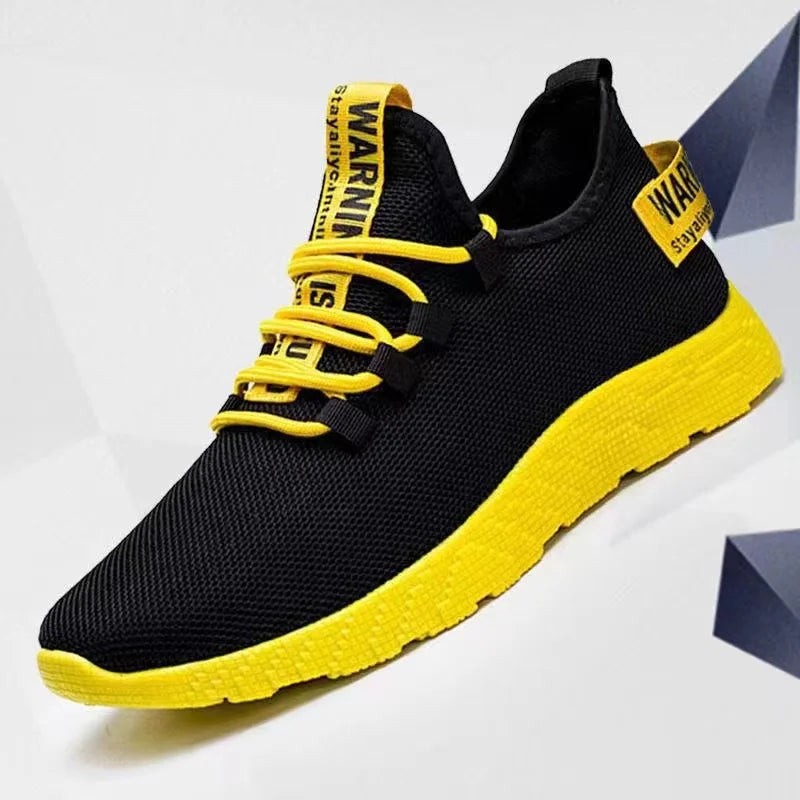 Men's Casual Lightweight Mesh Sports Sneakers Summer Men's Outdoor Soft Sole Breathable Comfortable Fashion Trend Running Shoes