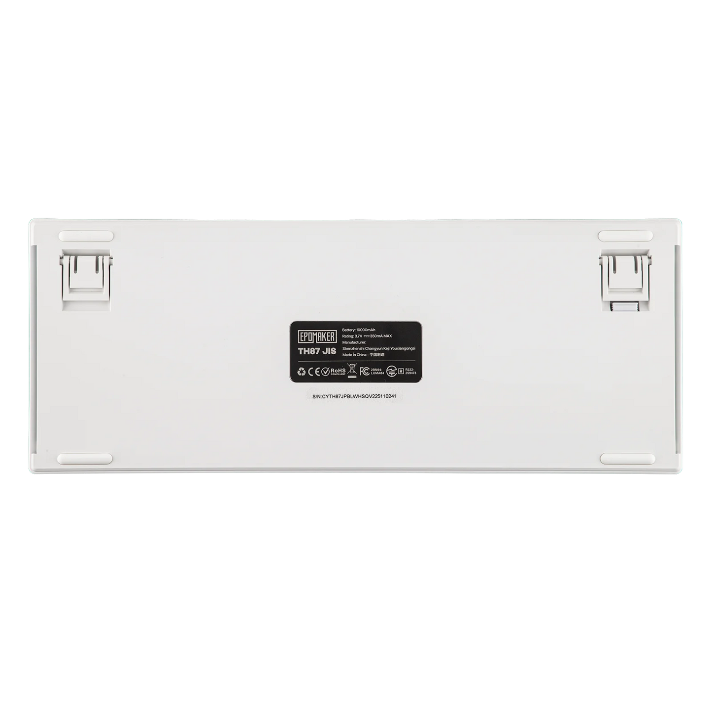 Versione giapponese EPOMAKER TH87 layout JIS layout TKL tastiera meccanica hot-swap cablata/Bluetooth/wireless 2.4GHz batteria 10000mAh