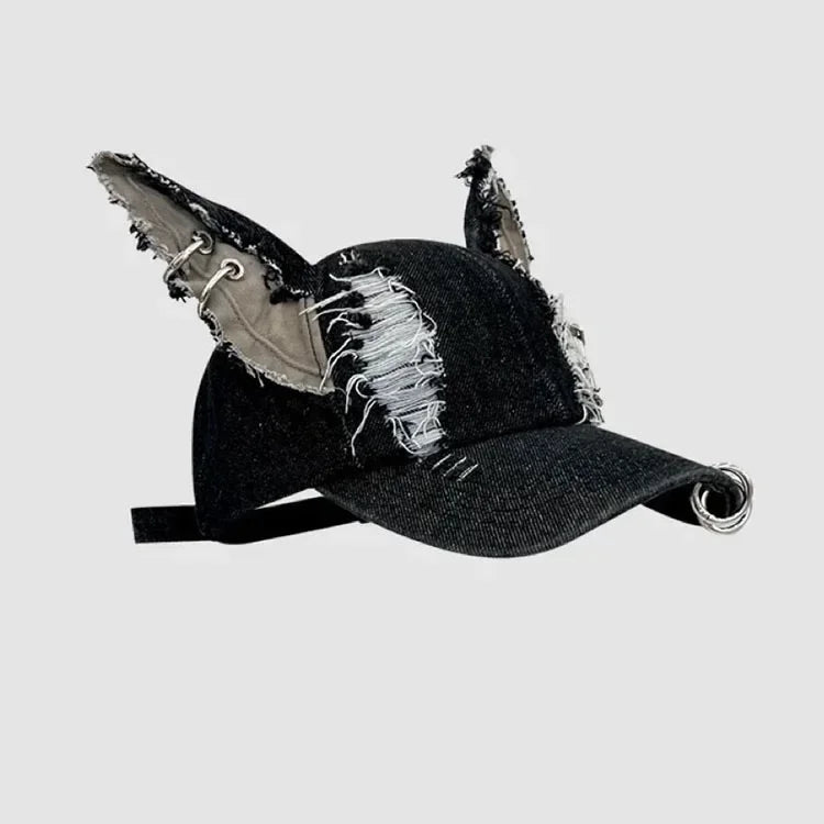2025 Hip Hop Baseball Cap - Trendy Graffiti Jeans Style Cowboy Hat for Women/Men, Party & Team Unisex Fashion Accessory