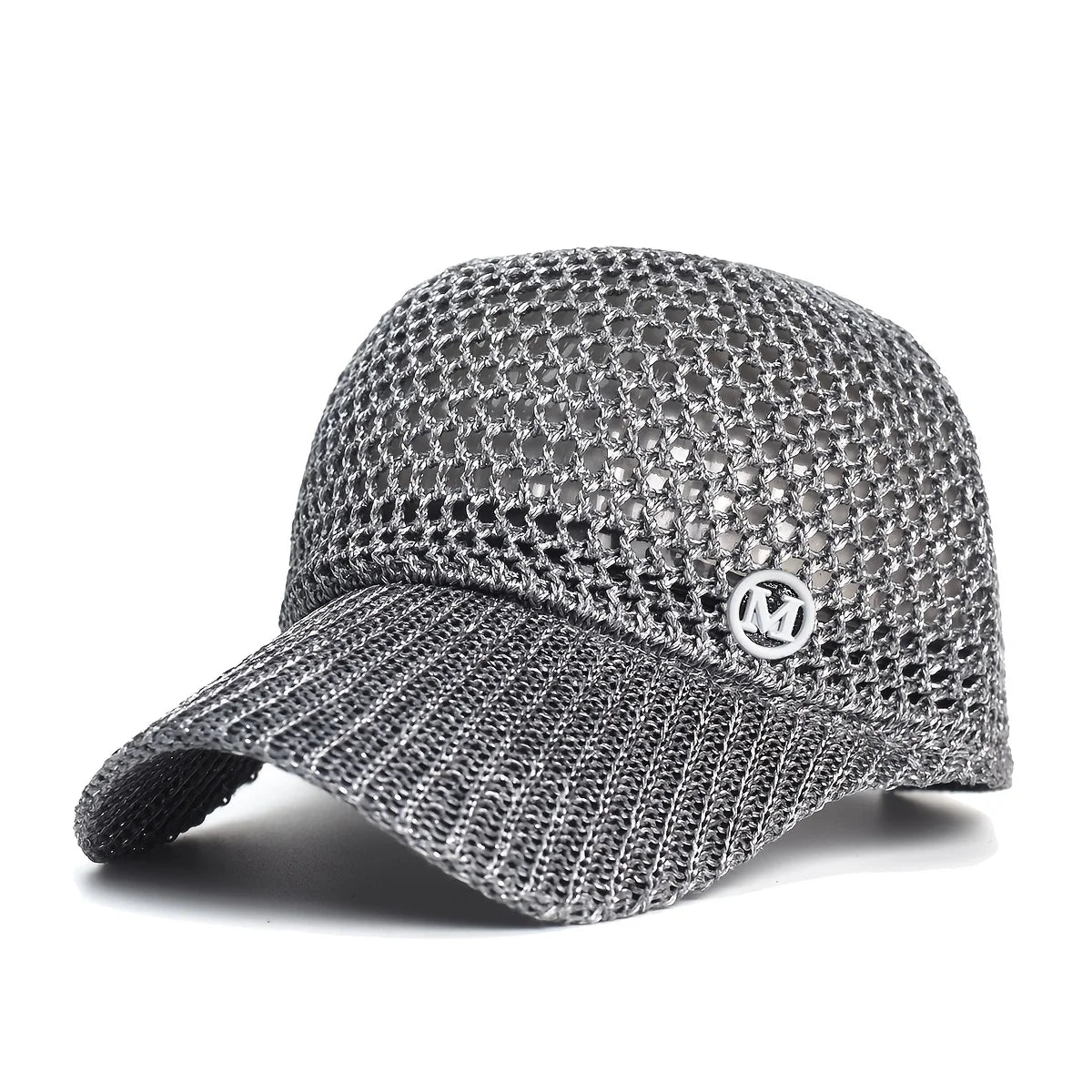 Unisex Hollow-out Design Mesh Baseball Cap Breathable Summer Sun Hat Baseball Cap