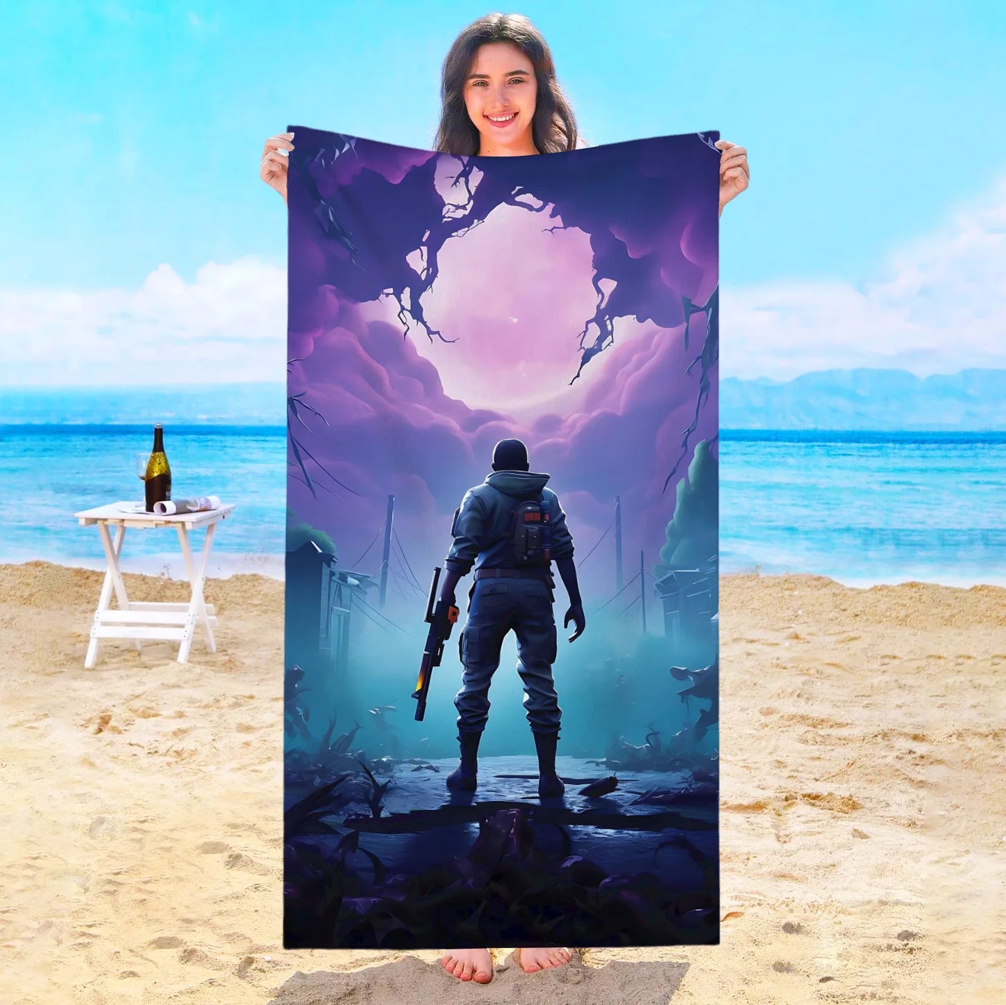 Game F-Fortnites Strandtuch Hotelhandtücher Badezimmer Sauna Spa Playa Reise Schwimmbad Für Zuhause Babybad Mikrofaser Fitnessstudio Dusche