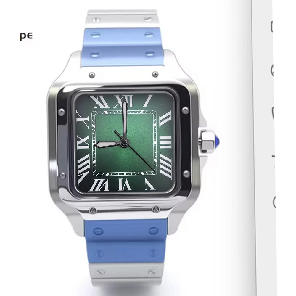 Men's Watches Square Case New NH35 Automatic Sports Watch Waterproof Fashion Design Japan Miyota NH35 Watch men's watch