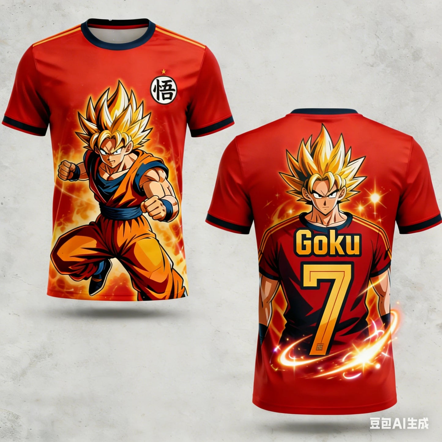 2026 Summer Dragon Ball Men's Casual T-shirt 3D Printed Short-sleevedFashion Loose Women and Kids Breathable Sports Top Shirt
