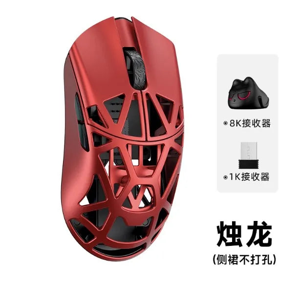 Wlmouse Mini Pro Mouse professionale ultraleggero in lega di magnesio, mouse gaming wireless trimodale, polling rate 8K, PAW3950, DPI30000