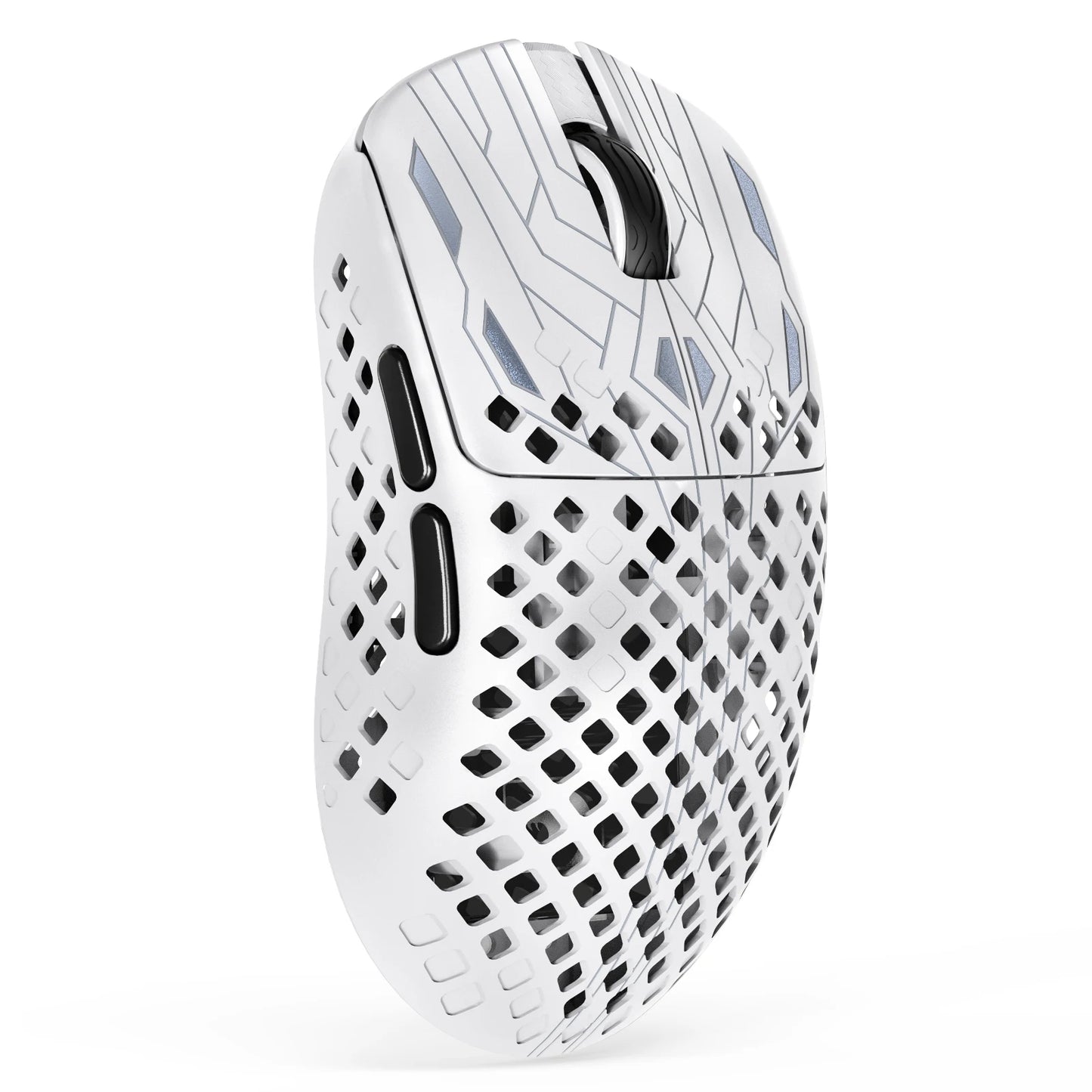 Rato Gaming Sem Fios Ultra-Leve MAMBASNAKE M2, Sensor PAW3395PRO 40000 DPI, Fibra de Carbono 41g, Tri-Mode