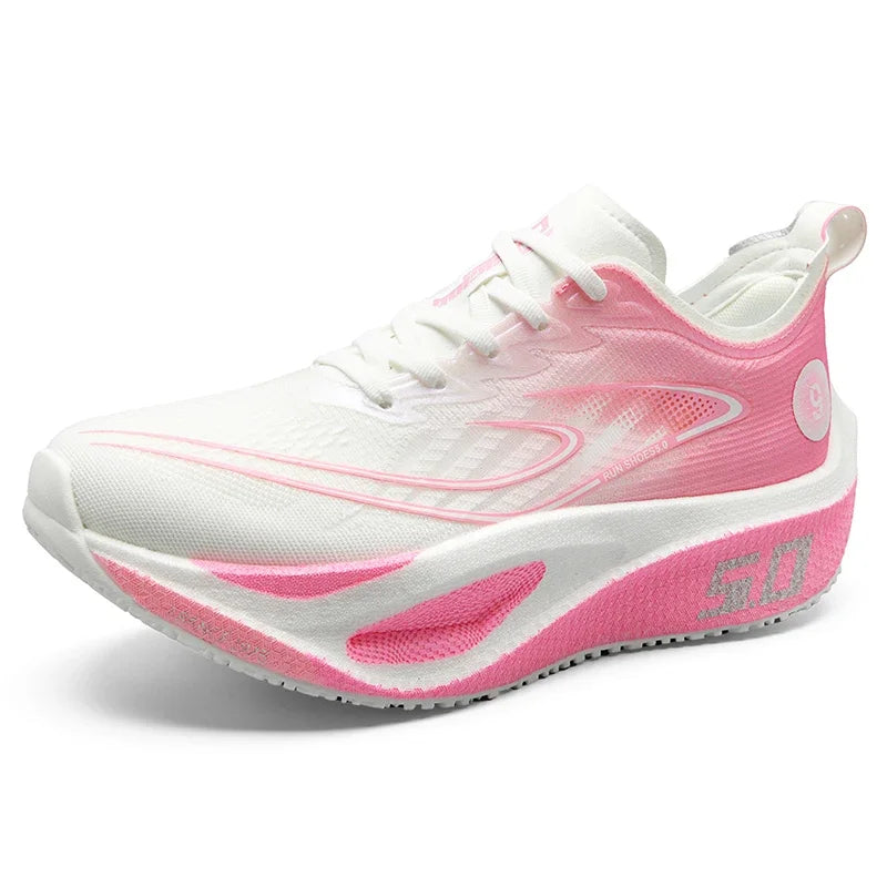 Unisex 2025 Laufschuhe mit Vollcarbonplatte – professionelle Marathon-Rennschuhe, leicht, federnd gedämpft und atmungsaktiv