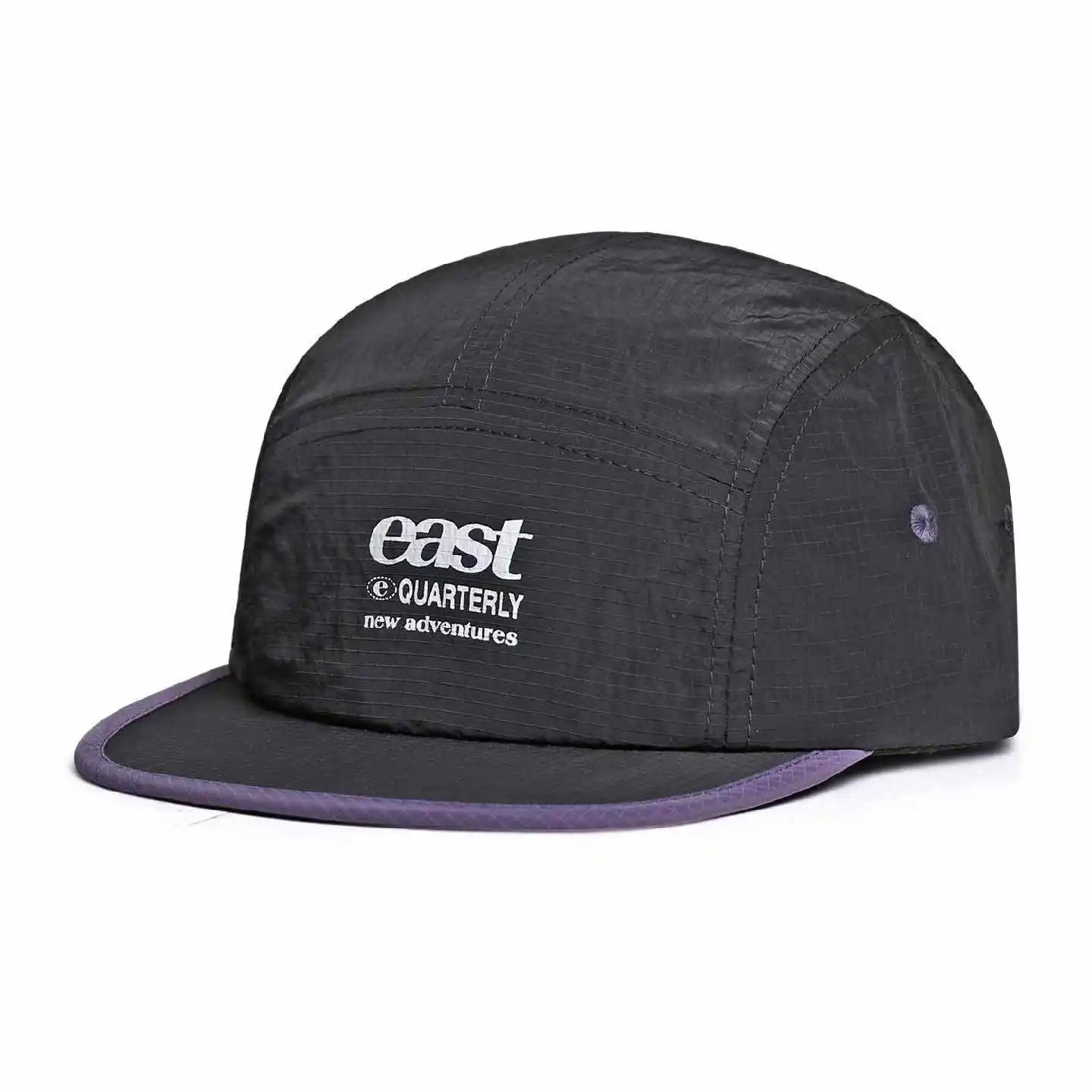 Quick Dry 5 Panel Cap Men Women Lightweight Breathable Camper Hat Outdoor Hiking Running Baseball Caps Contrast Color Flat Brim
