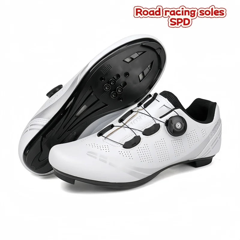 Scarpe da mountain bike MTB da uomo, traspiranti, antiscivolo, ad alta rigidità, adatte per gare su strada all’aperto e percorsi fuoristrada in montagna 37-46