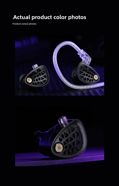 KZ Phantom HiFi Gaming Earphones – Professional Wired In-Ear Gaming Headphones with Custom Tuning Switch, DSP Sound Card, High-Fidelity Audio & Competitive Gaming Sound