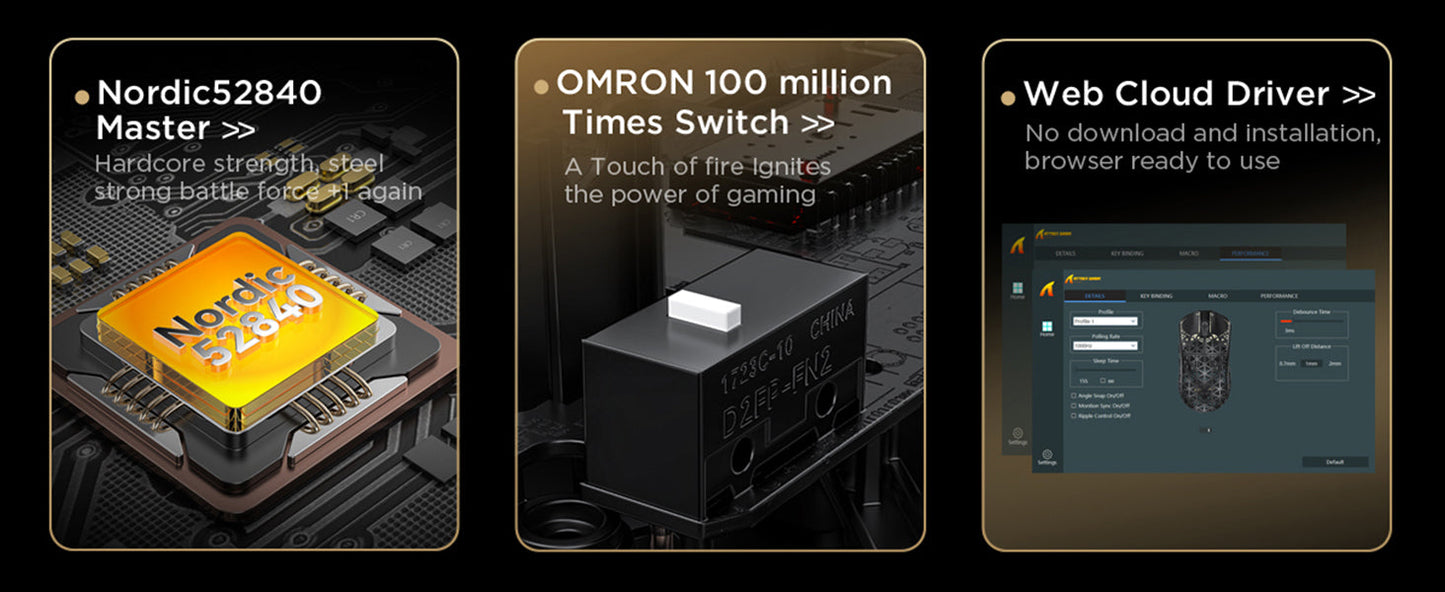 ATTACK SHARK R5 Ultra Carbon Fiber Kabellose 8K-Gaming-Maus 39g SUPERLIGHT, PixArt PAW3950MAX Gaming-Sensor, 8000Hz kabelloses Polling