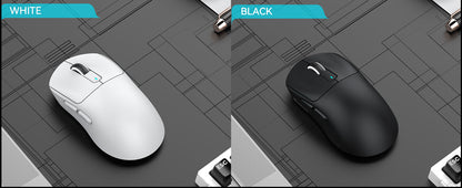 Mouse gaming wireless ATTACK SHARK X3 PixArt PAW3395 49g SUPERLIGHT, BT/2.4G wireless/cablato, 6 DPI regolabili fino a 26000