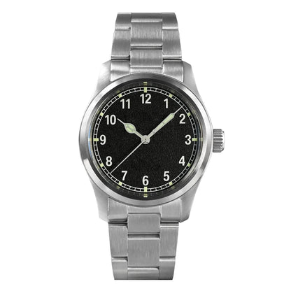 San Martin Simple Men's Watch 37mm Pilot Miyota 8215 Classic Military Explore Automatic Mechanical Watches Waterproof 100m