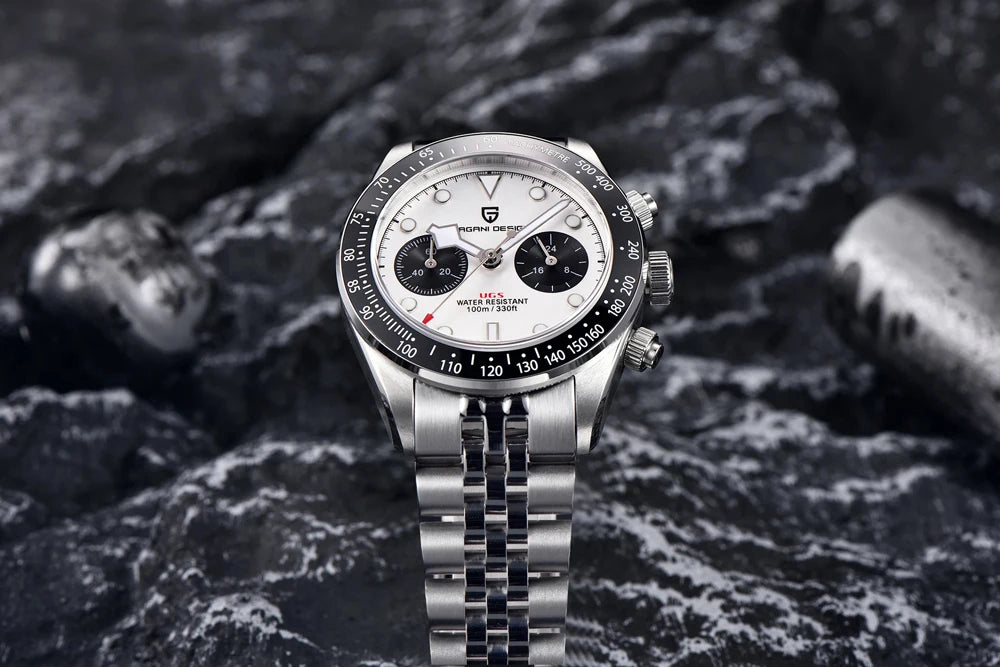 2026 New PAGANI Panda DESIGN Men's Watch Luxury Quartz Speed Sports Chronograph Watch Men AR Sapphire Luminous water lock