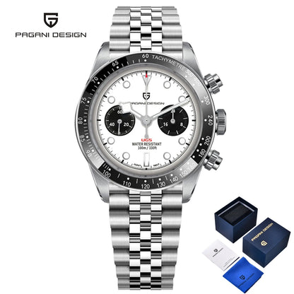 2026 New PAGANI Panda DESIGN Men's Watch Luxury Quartz Speed Sports Chronograph Watch Men AR Sapphire Luminous water lock