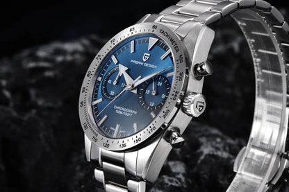 PAGANI DESIGN New 2026 Retro Luminous Moon Watch men Quartz speed Sport Chronograph AR Sapphire mirror VK64 Steel Men's Watches