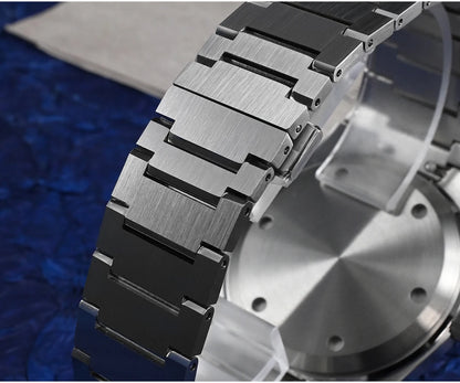 San Martin klassische Herrenuhr 40mm Miyota 9015 Luxus-Dresswatch Automatik-Mechanikuhr mit Schnellwechselarmband SN0023 Reloj