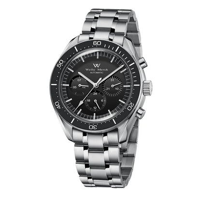 WM Watch Automatic Mechanical Watch 200M Waterproof Casual Classic Business Welly Merck Men Watches 170M-WM