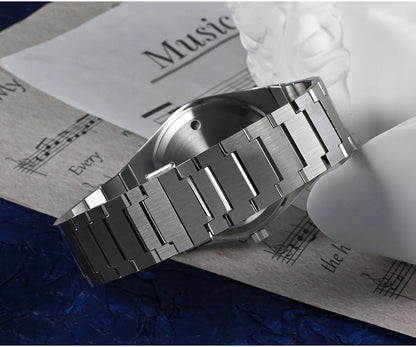San Martin klassische Herrenuhr 40mm Miyota 9015 Luxus-Dresswatch Automatik-Mechanikuhr mit Schnellwechselarmband SN0023 Reloj