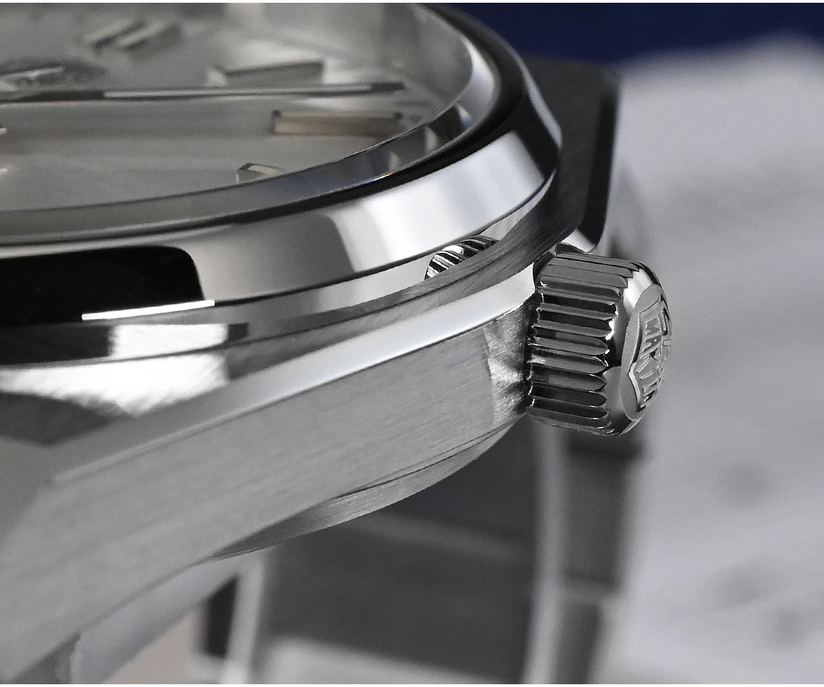 San Martin klassische Herrenuhr 40mm Miyota 9015 Luxus-Dresswatch Automatik-Mechanikuhr mit Schnellwechselarmband SN0023 Reloj