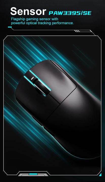 Mouse gaming wireless ATK VXE Dragonfly R1 Pro MAX PAW3395 R1 SE Plus personalizzato per eSport FPS, ricaricabile e leggero