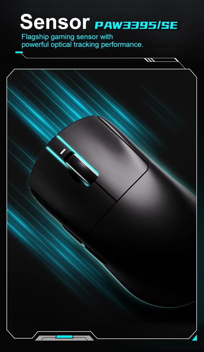 Bezdrôtová herná myš ATK VXE Dragonfly R1 Pro MAX PAW3395 R1 SE Plus, prispôsobiteľná e-športová FPS myš, nabíjateľná ľahká myš