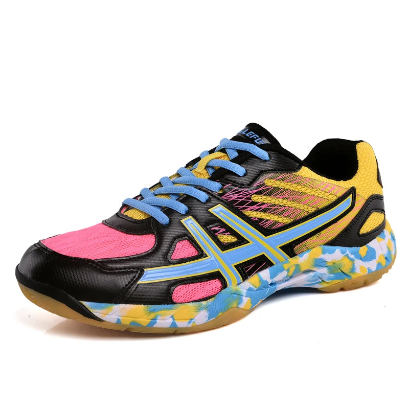 Women Men Kids Badminton Shoes Table Tennis Volleyball Sneakers Training Tennis Sports Handball Athletics Non-Slip