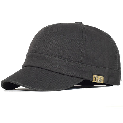 Cappellino da baseball a visiera corta in cotone, da uomo e da donna, morbido, stile vintage “Dad Hat”, regolabile, stile trucker, a profilo basso