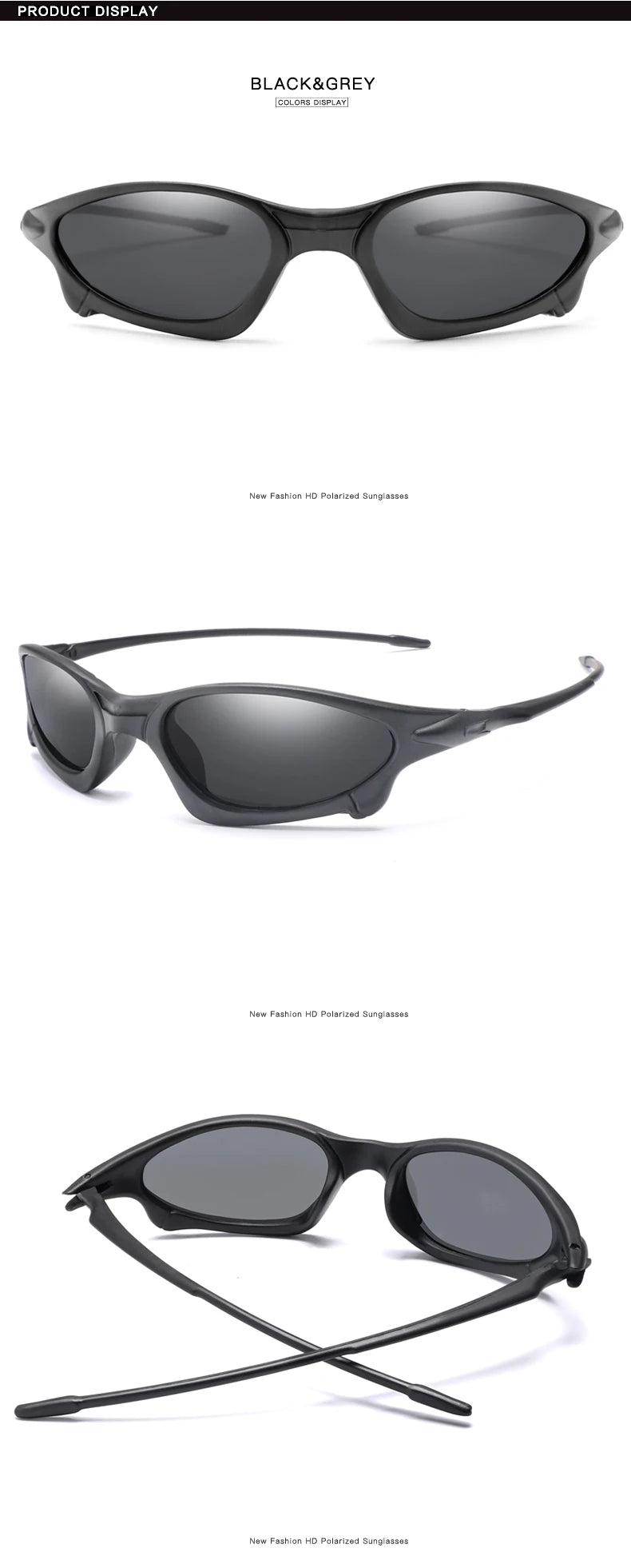 DOHOHDO Brand Design Polarized Sunglasses Men's Driving Sun Glasses Small Size Unique Frame Outdoor Sports Goggles Eyewear UV400