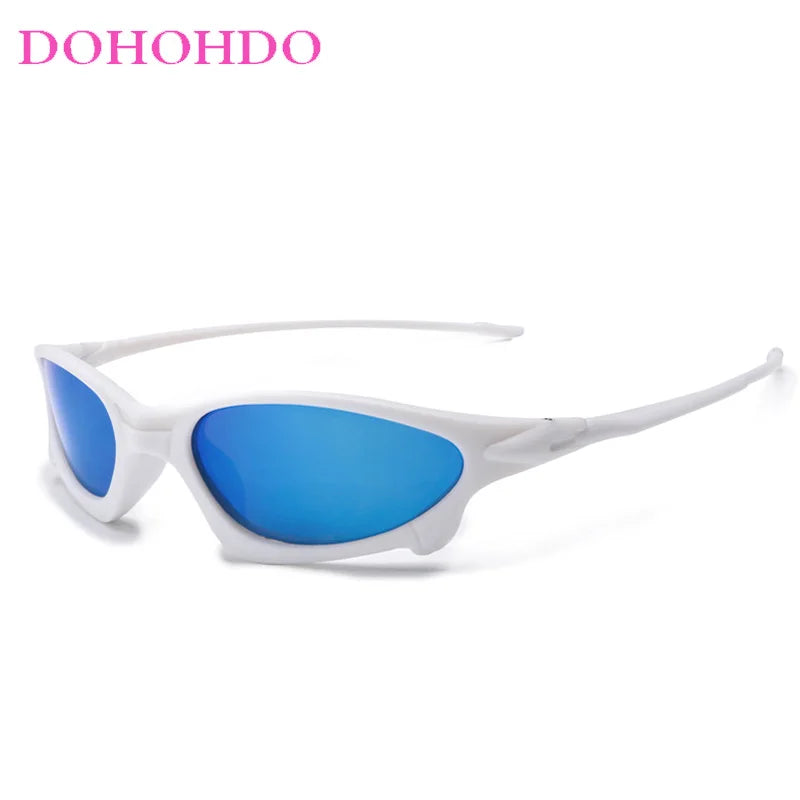 DOHOHDO Brand Design Polarized Sunglasses Men's Driving Sun Glasses Small Size Unique Frame Outdoor Sports Goggles Eyewear UV400
