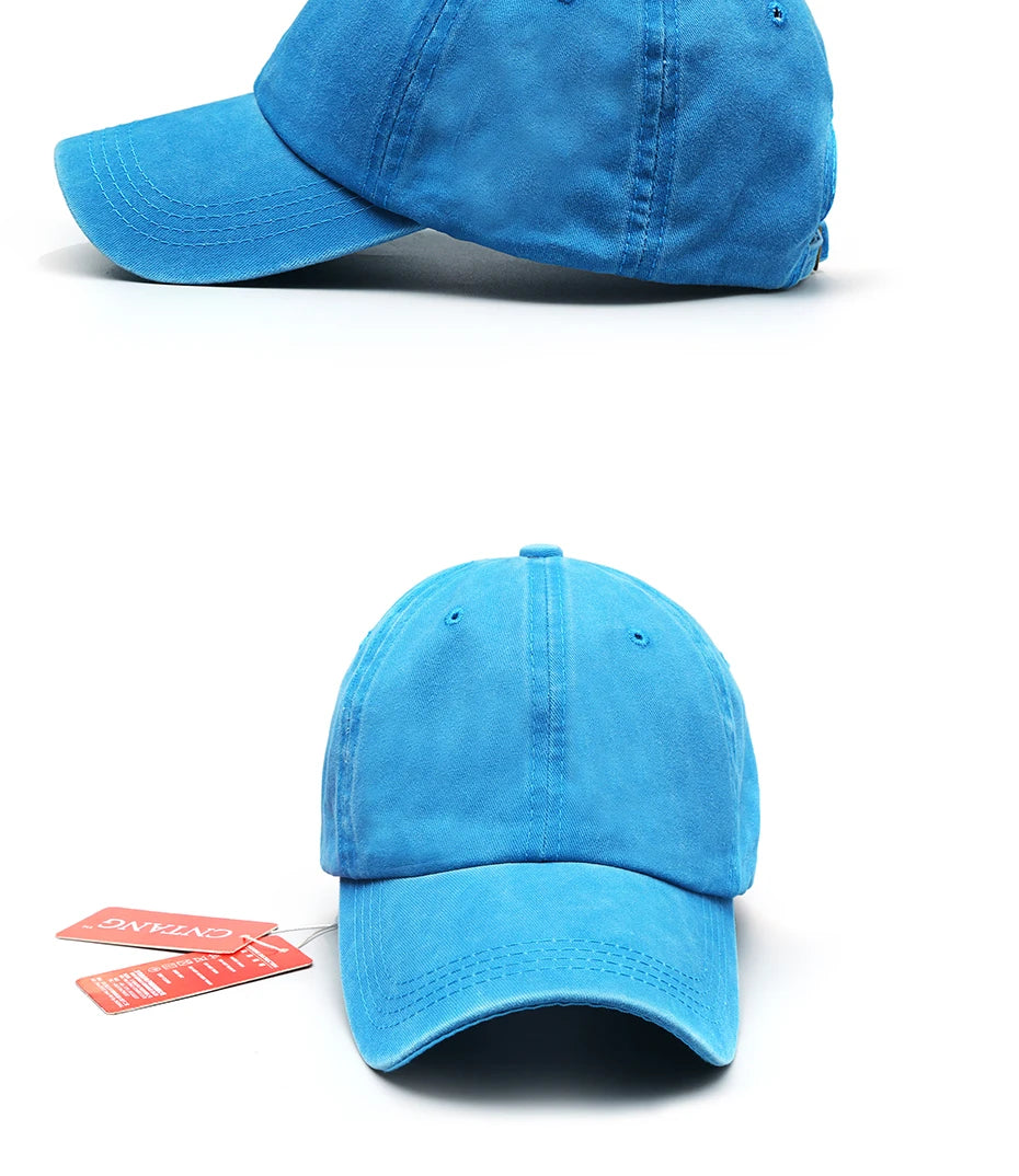 CNTANG Fashion Classic Casual Baseball Cap For Men Spring Summer Blank Caps Women Cotton Solid Snapback Brand Unisex Hats gorras