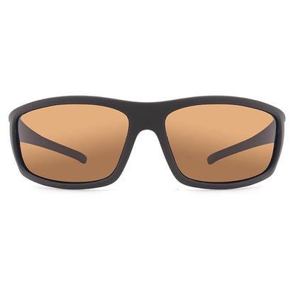 2026 Male Brand Design Polarized Sunglasses for Men Brown Sports Rectangle Sun Glasses Lenses Male Cycling Eyewear Gafas UV400