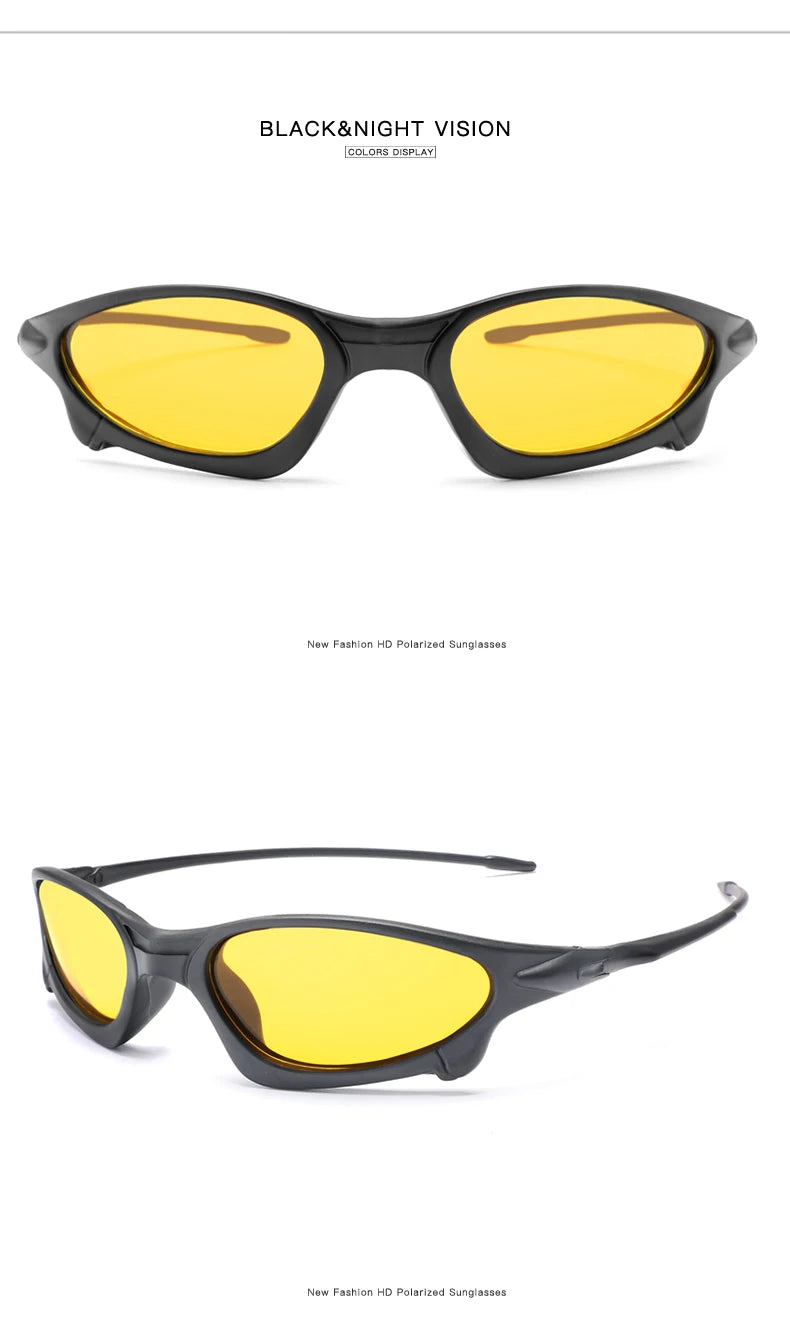 DOHOHDO Brand Design Polarized Sunglasses Men's Driving Sun Glasses Small Size Unique Frame Outdoor Sports Goggles Eyewear UV400