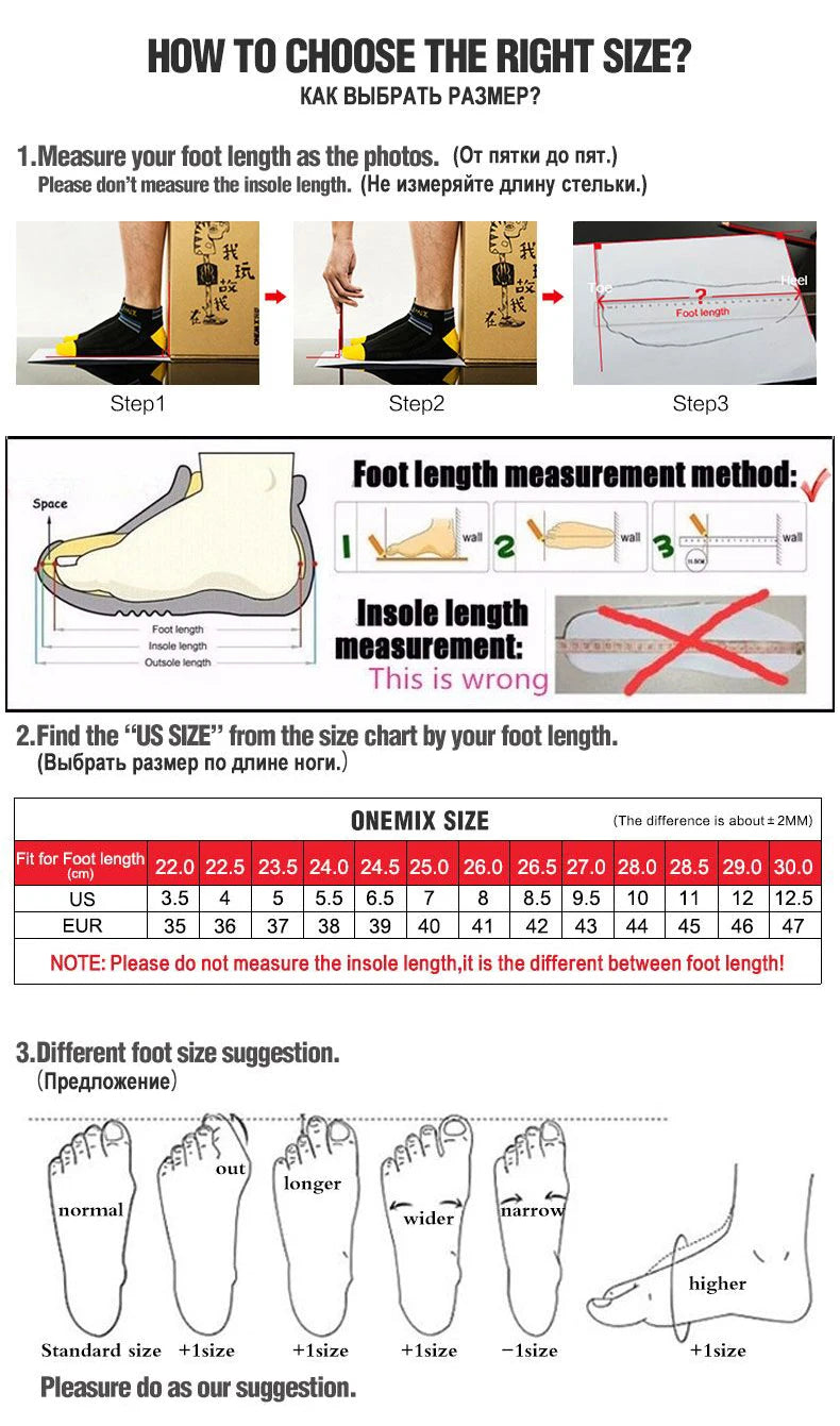 ONEMIX 2025 Winter Training Running Shoes for Men Sport Shoes Leather Warm Wear-resistant Female Jogging Shoes Walking Sneakers