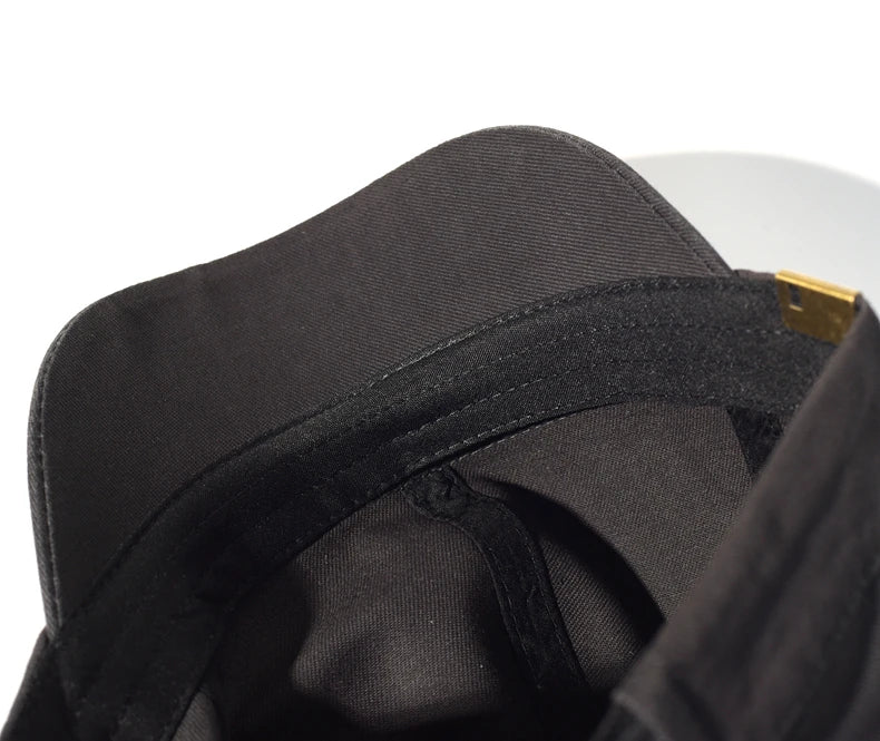 Cappellino da baseball a visiera corta in cotone, da uomo e da donna, morbido, stile vintage “Dad Hat”, regolabile, stile trucker, a profilo basso