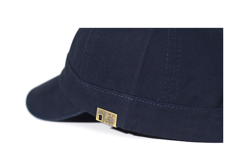 Cappellino da baseball a visiera corta in cotone, da uomo e da donna, morbido, stile vintage “Dad Hat”, regolabile, stile trucker, a profilo basso