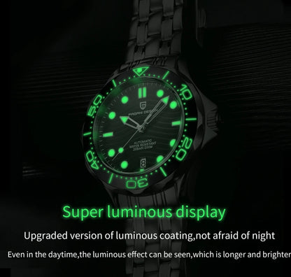 PAGANI DESIGN 2026 Nuevo V2 Waves 200M Reloj de buceo para hombre, reloj automático de lujo y moda para hombre, cristal de zafiro AR, reloj de pulsera para hombre