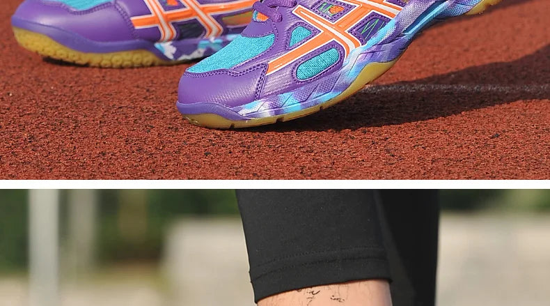 Women Men Kids Badminton Shoes Table Tennis Volleyball Sneakers Training Tennis Sports Handball Athletics Non-Slip