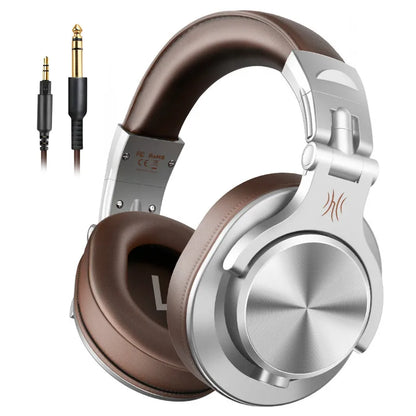 OneOdio A71 kabelgebundene Over-Ear-HiFi-Studio-DJ-Kopfhörer mit Mikrofon – professionelles Monitoring-Gaming-Headset mit tiefem Bass