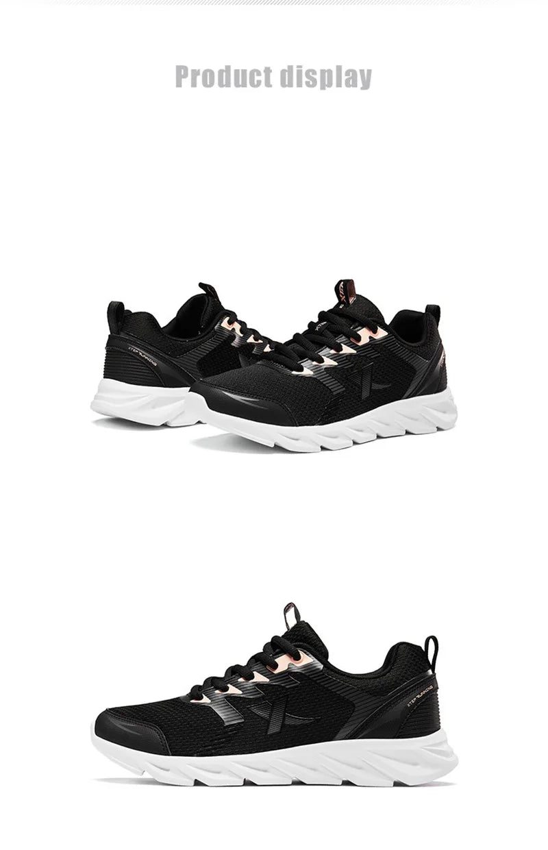 Zapatillas de running Xtep para mujer, nueva moda, ligeras y transpirables, con amortiguación, calzado deportivo femenino 879318110073