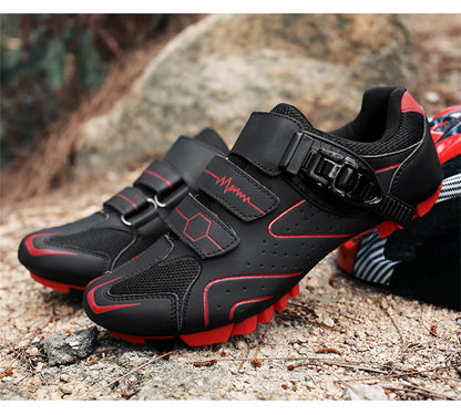 Professional Self-Locking Cycling Shoes Outdoor MTB Pedal Bicycle Shoes Non-Slip Sneakers Racing Road Speed Bike SPD Cleat Shoes