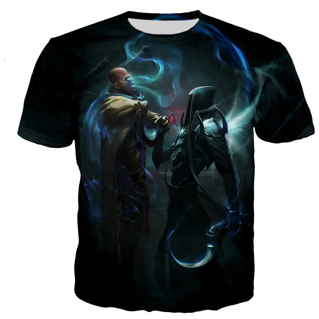 Diablo 3 Reaper of Soul T Shirt Men/women 3D Printed T-shirts Casual Harajuku Style Tshirt Streetwear Tops Dropshipping110/6XL