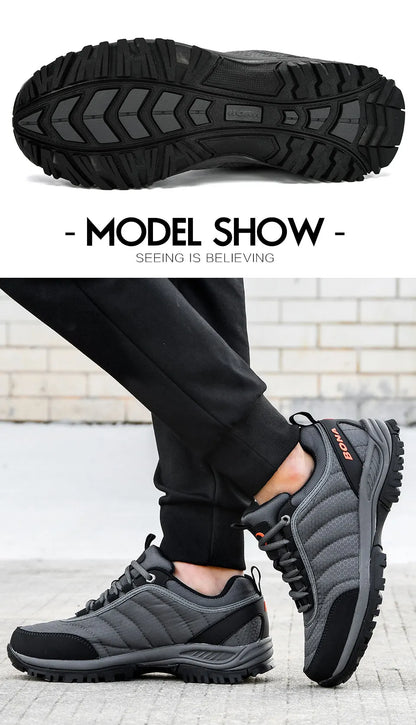 BONA New Arrival Hiking Shoes Men Mountain Climbing Outdoor Trainer Footwear Trekking Sport Sneakers Comfortable
