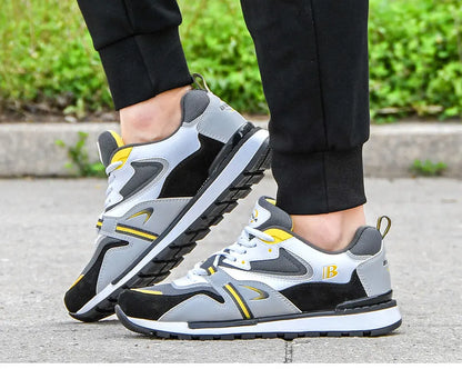 BONA New Designers Scarpe sportive in pelle action da uomo, sneakers da running, scarpe da tennis maschili, calzature da camminata trendy per il fitness